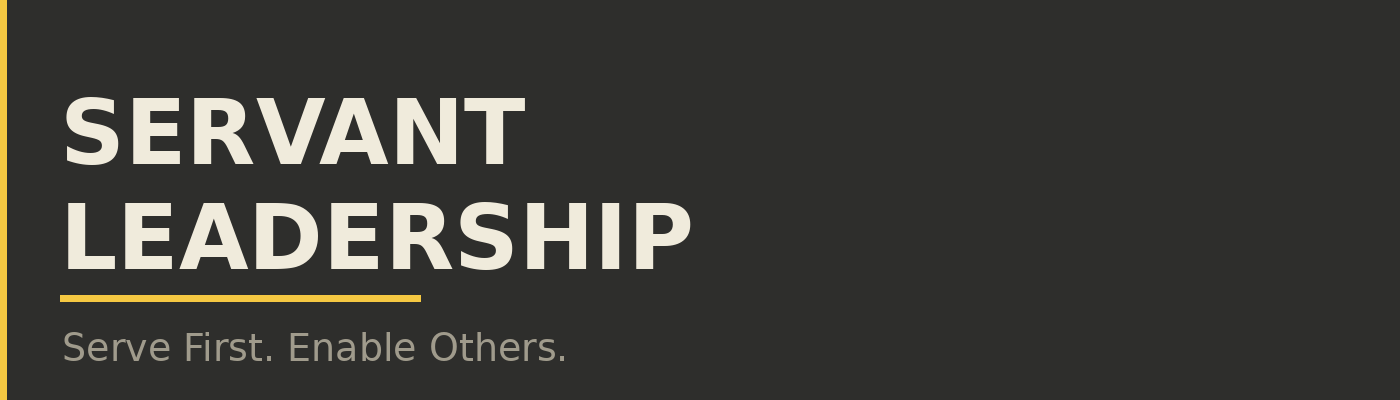 Servant Leadership Is Counter-Cultural — That's the Point